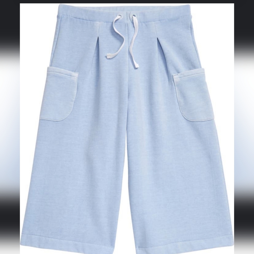 Open Edit Girls Wide Leg Capris